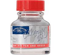 Winsor & Newton Calligraphy Ink Bottle, 30 ml - Silver , WN 1110617