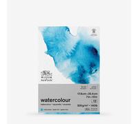 Winsor & Newton : Classic : Watercolour Paper : Gummed Pad : 300gsm : 12 Sheets : Cold Pressed : 7x10in