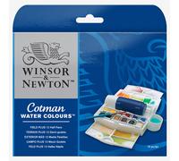Winsor & Newton : Cotman : Field Plus Box Set : 12 Half Pans