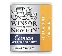 Winsor & Newton Watercolour Paint, Yellow Gold, Half PAN
