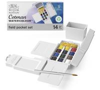 Winsor & Newton Cotman Water Colours - 1/2 Pans, Field Box
