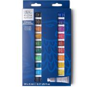 Winsor & Newton Cotman Watercolor Paint Set, 20 Colors, 5ml (0.17-oz) Tubes NEW
