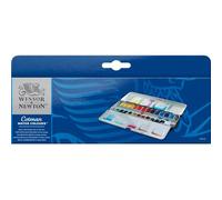 Winsor & Newton, Cotman Watercolour, 'Complete Travel Tin' , 24 x Half Pans
