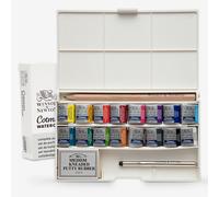 Cotman Watercolour Complete Pocket Set Deluxe Sketchers' Pocket Box 19 Piece Set