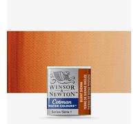 Winsor & Newton : Cotman Watercolour : Half Pan : Burnt Sienna