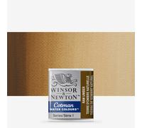 Winsor & Newton Cotman Watercolour Paint Half Pan - Raw Umber 554