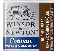 Winsor and Newton Cotman Watercolour Half Pan Paint - Burnt Umber
