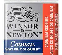 Winsor and Newton Cotman Watercolour Half Pan Paint - Cadmium Red Hue