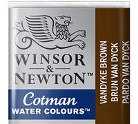 Winsor & Newton Cotman Watercolour Paint Half Pan - Vandyke Brown 676