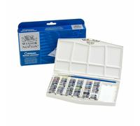Winsor & Newton, Cotman Watercolour 'Travel Set', 24 x Half Pans + 1 x Cotman W