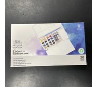 Winsor and Newton Cotman Painting Plus Half Pan Watercolour Set of 24