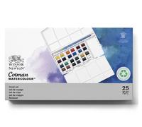 Winsor and Newton Cotman Painting Plus Half Pan Watercolour Set of 24