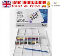 Winsor & Newton, Cotman Watercolour 'Travel Set', 24 x Half Pans + 1