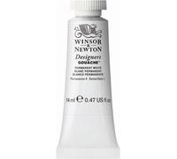 Winsor & Newton, Designers Gouache, Permanent White, 14 ml (Pack of 1), White
