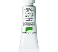 Winsor & Newton Designers Gouache Tube, 14 ml - Permanent Green Middle