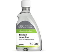 Winsor & Newton Distilled Turpentine Oil Additive, 500 ml