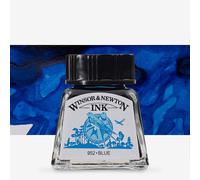 Winsor & Newton : Drawing Ink : 14ml : Blue : (Water Resistant)