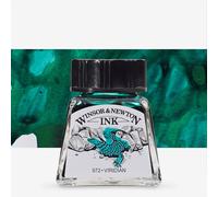 Winsor & Newton : Drawing Ink : 14ml : Viridian : (Water Resistant)