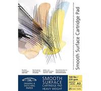 Winsor & Newton Drawing pad, Paper, A5-25 Sheets, DIN A5-glatte Oberfläche 220g/m²