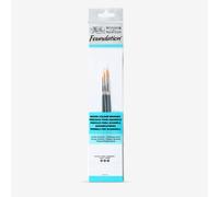 Winsor & Newton : Foundation Watercolour Brush Set : SH Round 2, 4 & 6
