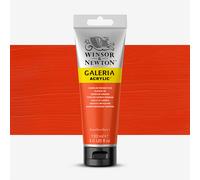 Winsor & Newton : Galeria : Acrylic Paint : 120ml : Cadmium Orange Hue