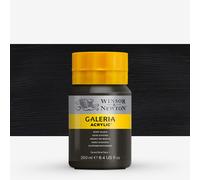 Winsor & Newton : Galeria : Acrylic Paint : 250ml : Ivory Black