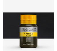 Winsor & Newton Series 1 250ml Bottle Galeria Acrylic Colour with Nozzle Cap - Mars Black