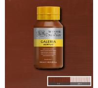 Winsor & Newton 500ml Bottle Galeria Acrylic Colour with Nozzle Cap - Burnt Sienna Opaque