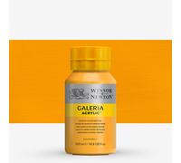 Winsor & Newton : Galeria : Acrylic Paint : 500ml : Cadmium Yellow Deep Hue