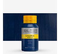 Winsor & Newton 2150516 Galeria Acrylic Paint, High Pigmentation, Non-fading, Butter Consistency, 500 ml Pot - Phthalo Blue