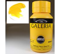 WINSOR & NEWTON GALERIA ACRYLIC PAINT 500ML POT - Choose a colour
