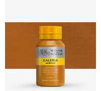 Winsor & Newton 500ml Bottle Galeria Acrylic Colour with Nozzle Cap - Raw Sienna Opaque