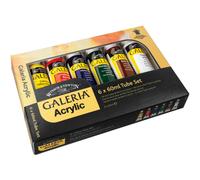 Winsor & Newton Galeria Acrylic Paint 60Ml 6/Pkg-Assorted Colors