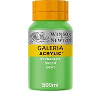 Winsor & Newton, Galeria Acrylic, Permanent Green Light, 500ml