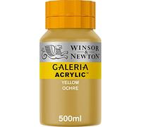 Winsor & Newton, Galeria Acrylic, Yellow Ochre, 500ml