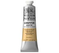 Winsor & Newton Griffin 37ml Alkyd Fast Drying Oil Colour Tube - Naples Yellow Hue