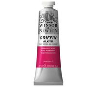 Winsor & Newton Griffin 37ml Alkyd Fast Drying Oil Colour Tube - Permanent Rose