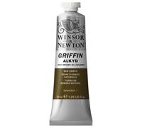 Winsor & Newton Griffin 37ml Alkyd Fast Drying Oil Colour Tube - Raw Umber