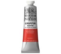 Winsor & Newton Griffin 37ml Alkyd Fast Drying Oil Colour Tube - Winsor Red