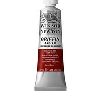 Winsor & Newton Griffin Alkyd Oil Paint, Cadmium Red Deep Hue, 37ml Tube