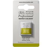 Winsor & Newton Half Pan Professional Water Colour, Olive Green
