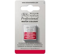Winsor & Newton Half Pan Professional Water Colour, Permanent Alizarin Crimson
