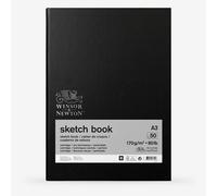 Winsor & Newton and 6673008 Spiral Sketchbook, 50 Sheet, 170gsm, 50 Page, A3 Size, Natural White