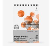 Winsor & Newton : Mixed Media Pad : 250gsm : 30 Sheets : A4