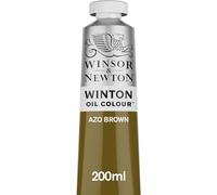 Winsor & Newton Winton Oil Paint Tube 200ml Azo Brown For Fine Art Painting