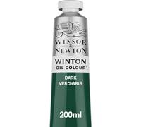 Winsor & Newton Oil Paint, Dark Verdigris, 200 ml (Pack of 1)