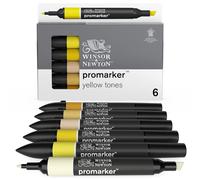 Winsor & Newton Pastel Paper, Buttercup/Lemon/Canary/Vanilla/Mustard/Amber, 6 Gelbtöne