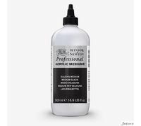 Winsor & Newton Professional Acrylic Glazing Medium 500ml For Transparent Glo...