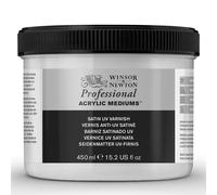 Winsor & Newton : Professional : Acrylic Medium : Satin UV Varnish : 450ml