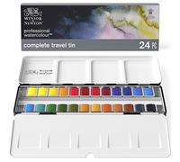 Winsor & Newton Professional Watercolour 24 Half Pan Sketchers Box